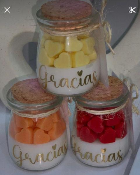 Velitas corazoncitos