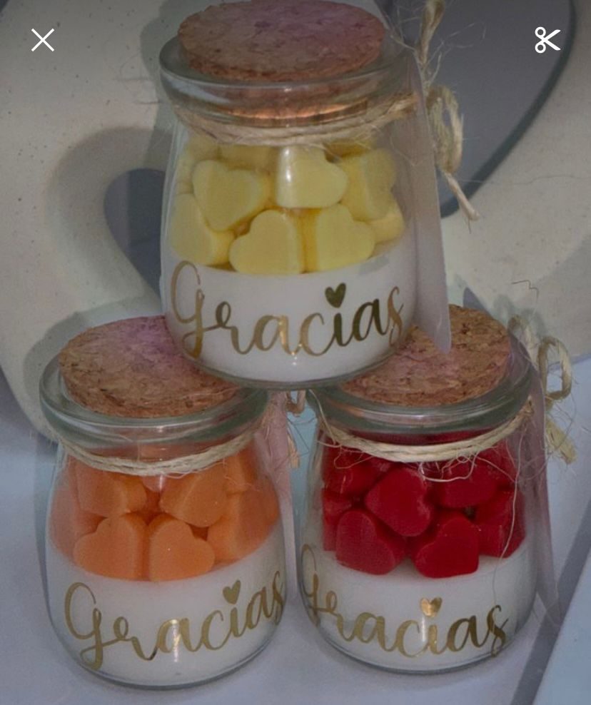 Velitas corazoncitos